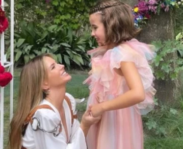 La China Suárez compartió el debut musical de su hija Rufina