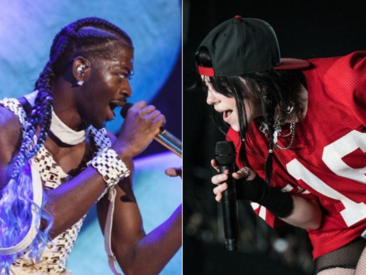 Lil Nas X y Billie Eilish en el Lollapalooza.
