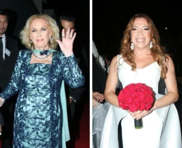 Mirtha y Lizy juntas en el casamiento