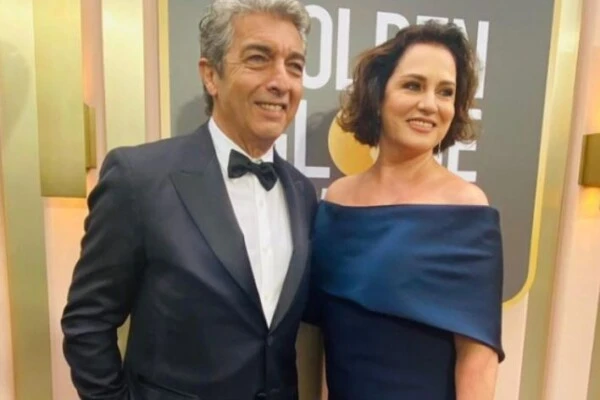 Ricardo Darín y Florencia Bas, juntos en los Premios Globo de oro