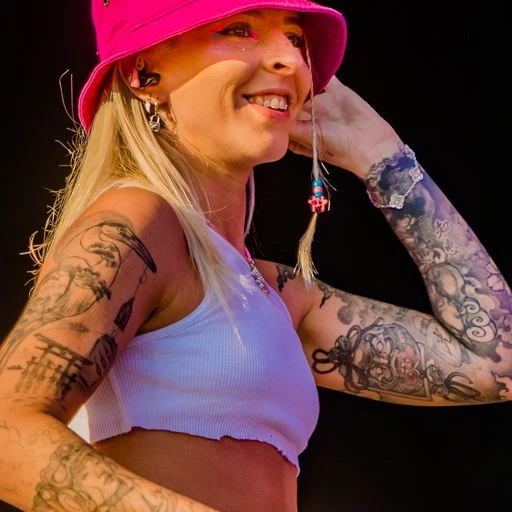 Young Miko en el escenario Perry´s del Lollapalooza. Foto: Gentileza Lolapalooza.