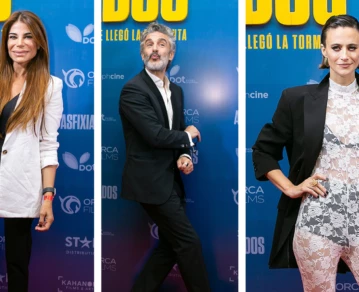 Zulemita Menem, Mónica Antonópulos y Leo Sbaraglia: los looks más elegantes en la avant premier de Asfixiados