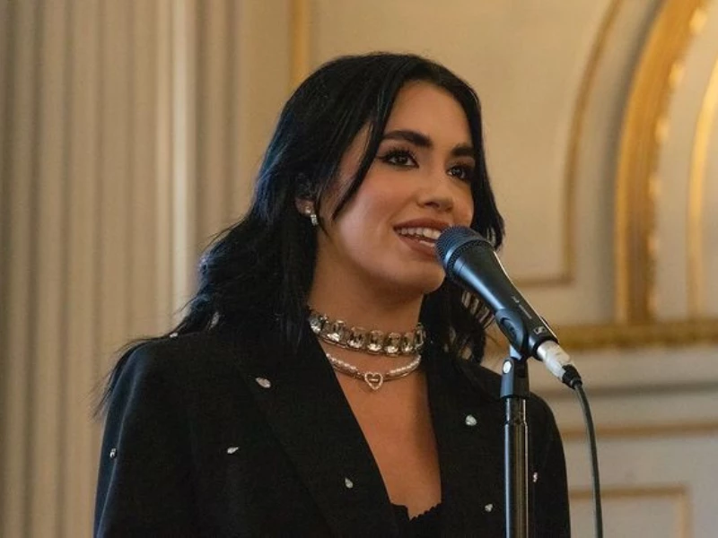 Lali Espósito confesó no haber armado ningún tipo de discurso. Foto Legislatura CABA