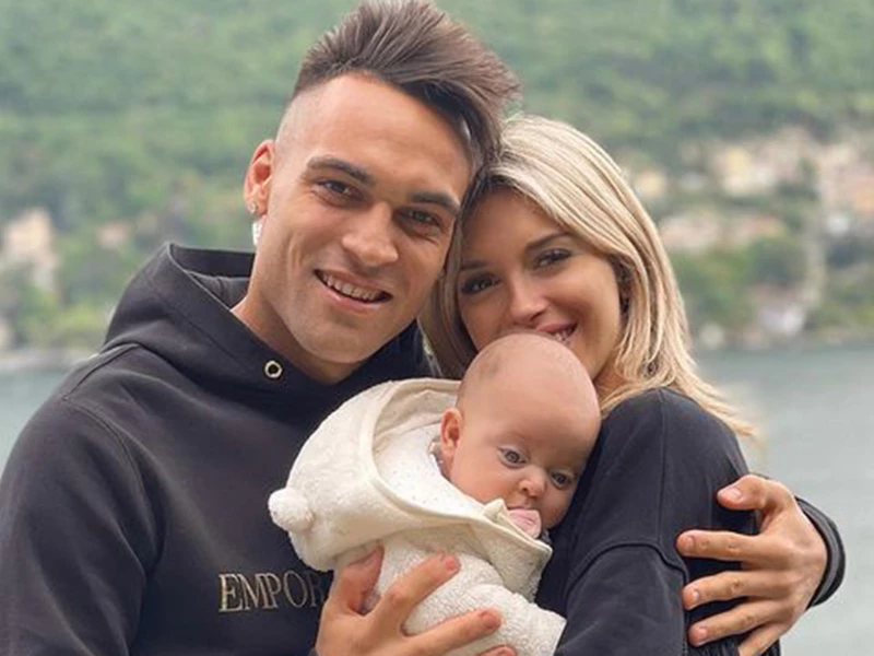 Lautaro Martínez reveló el sexo de su nuevo bebé
