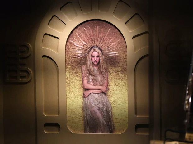 Exposicion honorífica de Shakira en el Museo de los Grammy