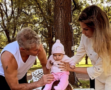 Sarah, la hija de Barby Franco y Fernando Burlando festejó su primera Pascua