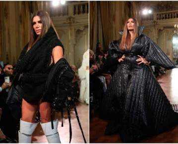 Los looks de Flor de la V en el desfile de Gustavo Pucheta