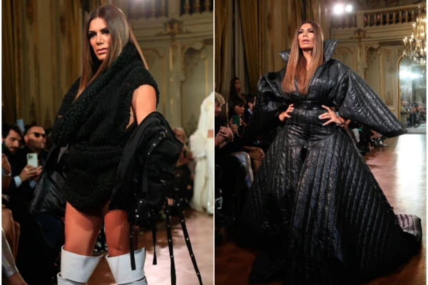 Los looks de Flor de la V en el desfile de Gustavo Pucheta