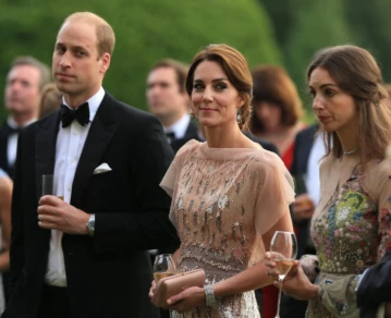 El Príncipe William y su esposa Kate Middleton, compartiendo un evento real junto a su amante y examiga de Kate, Rose Hanbury