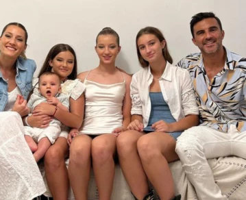 Mirá qué actividad reveló Fabián Cubero que le gusta compartir con Luca y sus tres hijas mujeres