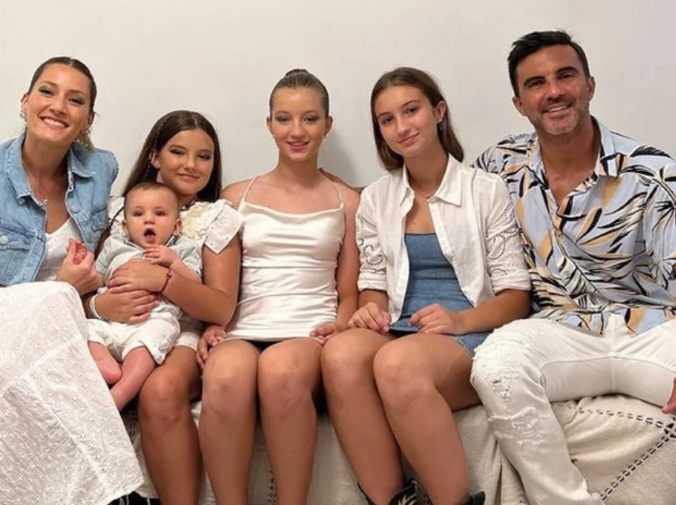 Mirá qué actividad reveló Fabián Cubero que le gusta compartir con Luca y sus tres hijas mujeres