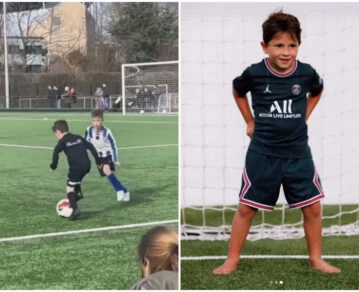 El supuesto video de Mateo Messi jugando al fútbol que generó furor en redes y se volvió viral