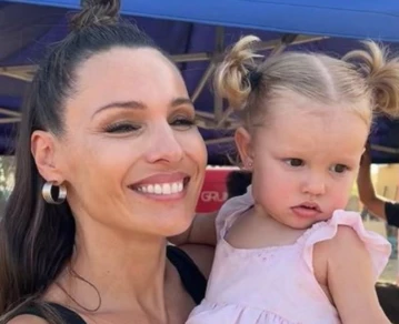 El video más tierno de Ana Garcia Moritan, la hija de Pampita, jugando con su papá