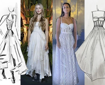 Taína Gravier y Uma Fabbiani coincidieron en la realización de su mega fiesta de 15.