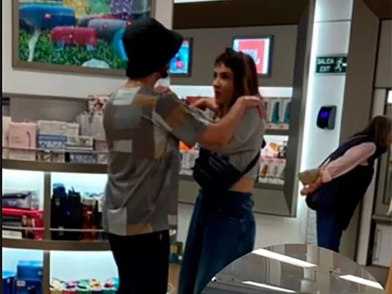 Celeste Cid junto a su nueva pareja. Foto archivo