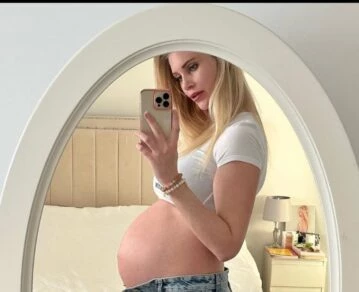 Daniela Christiansson, la mujer de Maxi López, confesó qué vivió un embarazo difícil y de alto riesgo. Foto redes sociales