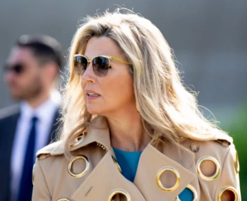 Máxima Zorreguieta lució un cancherísimo trench en la Semana del Diseño de Milán