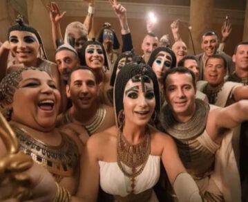 Un cineasta usó la inteligencia artificial para crear selfies de personajes históricos y se volvió viral