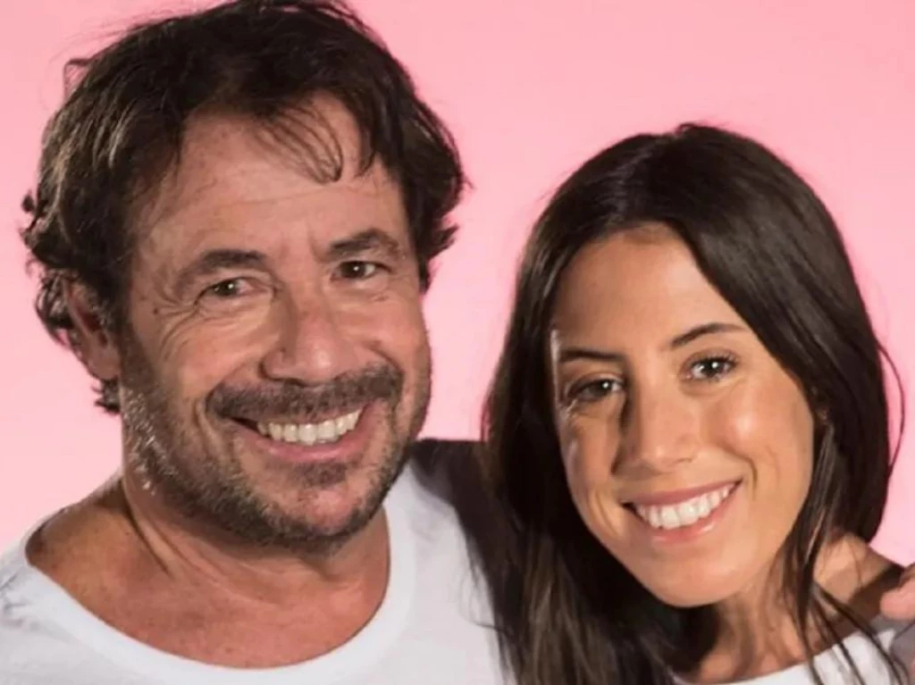 Ricky Sarkany y Sofía, su difunta hija