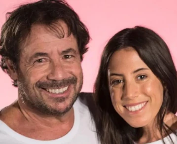 Ricky Sarkany y Sofía, su difunta hija