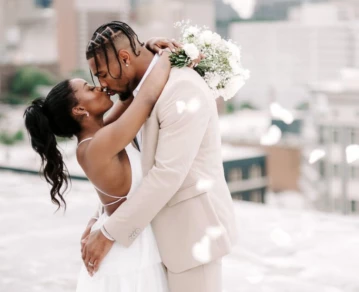 La gimnasta Simone Biles se casó