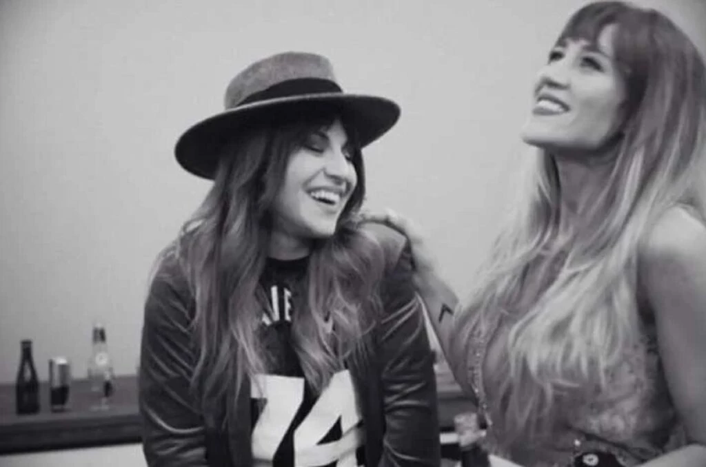 Jimena Barón y Gianina Maradona. Foto archivo.