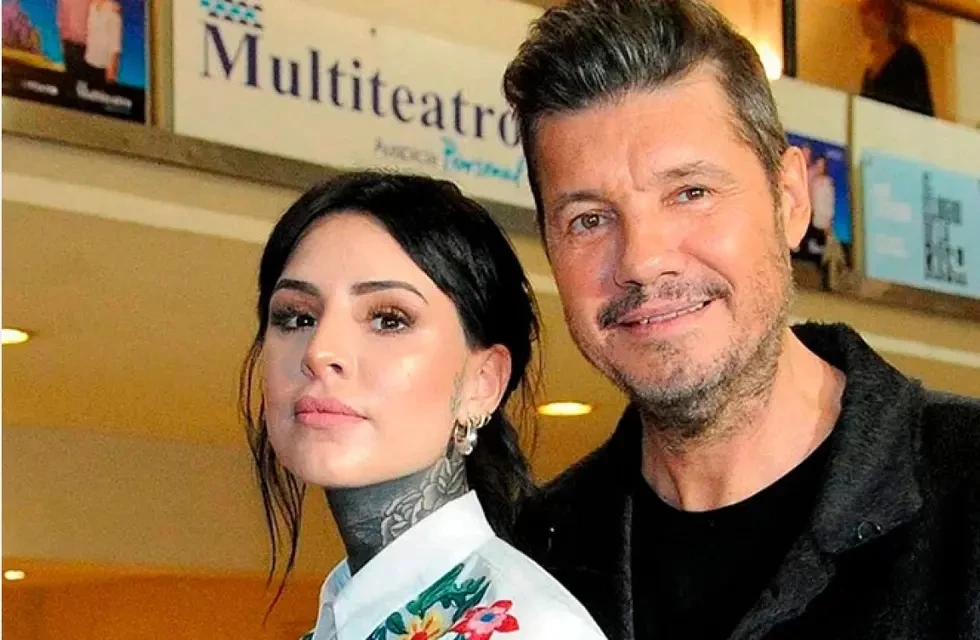 Candelaria y Marcelo Tinelli. Foto archivo.