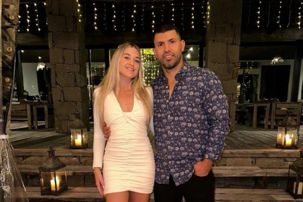 Sergio Kün Agüero y Sofía Calzetti