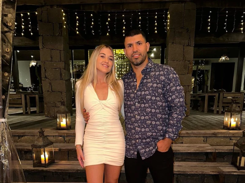 Sergio Kün Agüero y Sofía Calzetti