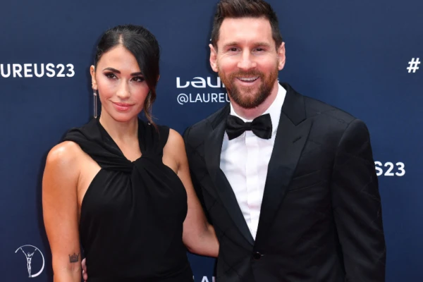 Antonela Roccuzzo y Lionel Messi. Foto archivo.