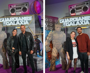 los famosos en guardianes de la galaxia