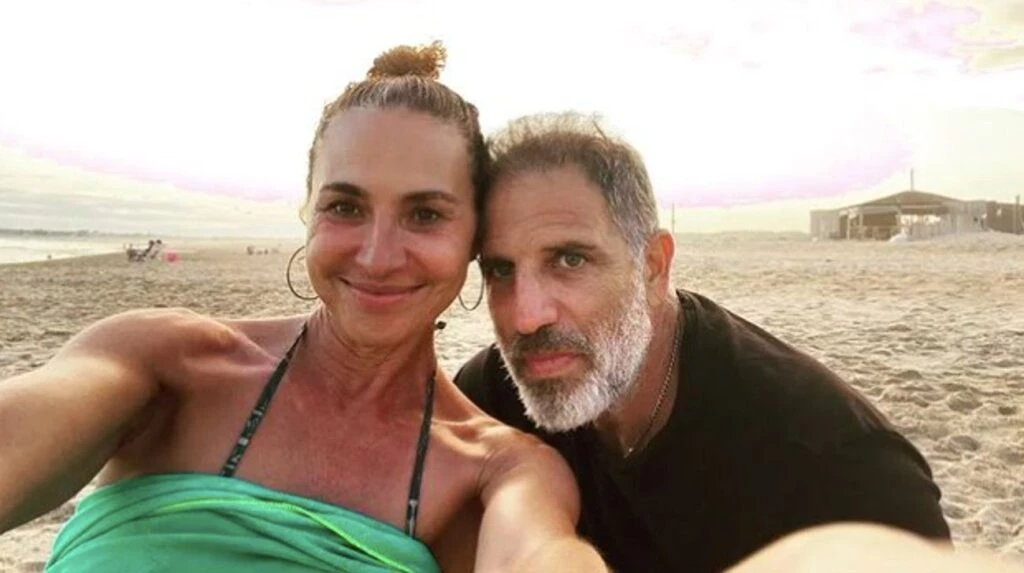 Natalia Lobo y su marido. Foto redes sociales.