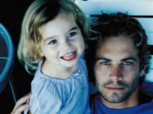 Paul Walker junto a su hija Meadow