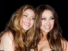 El épico reencuentro de las divas latinas, Shakira y Thalía