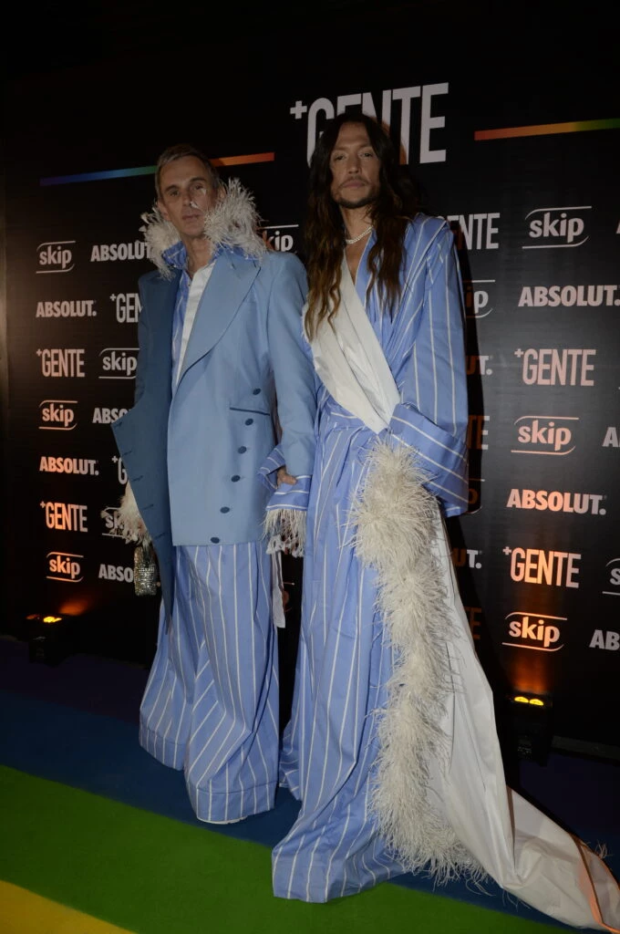 Fabián Paz y Gustavo Pucheta en la fiesta de +GENTE