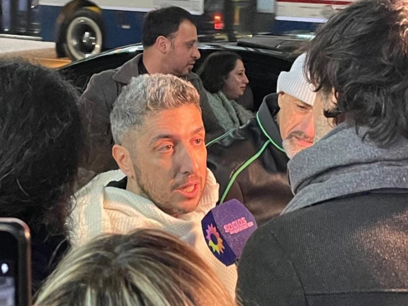 Así fue la primera salida de Jey Mammon después del escándalo con Lucas Benvenuto. Foto archivo.