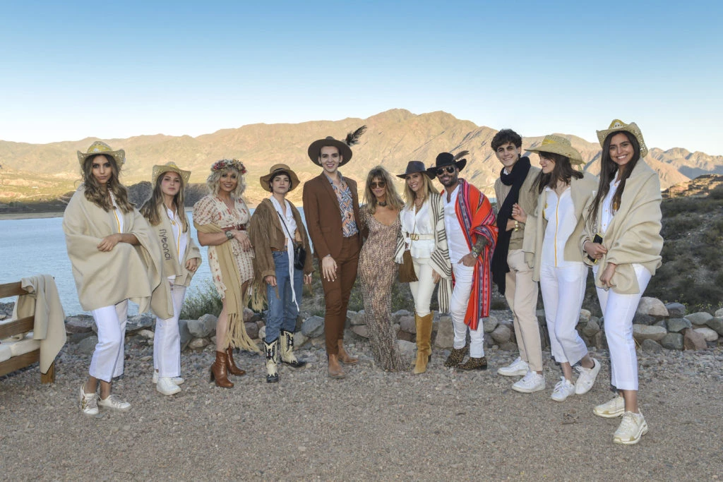 Los famosos en el Atardecer Andino en Mendoza.