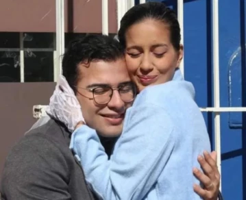 Cecilia Strzyzowski y César Sena