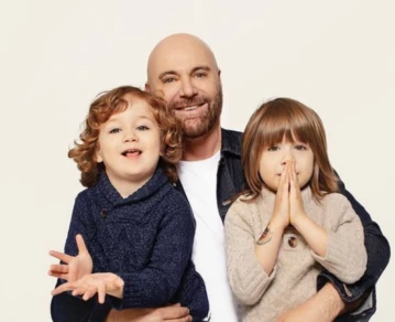 Germán Martitegui y sus hijos