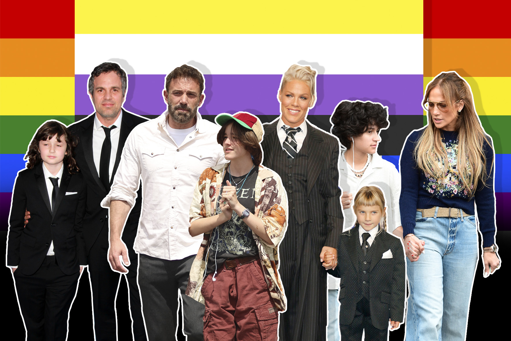 Famosos que apoyan y acompañan a sus hijos no binarios