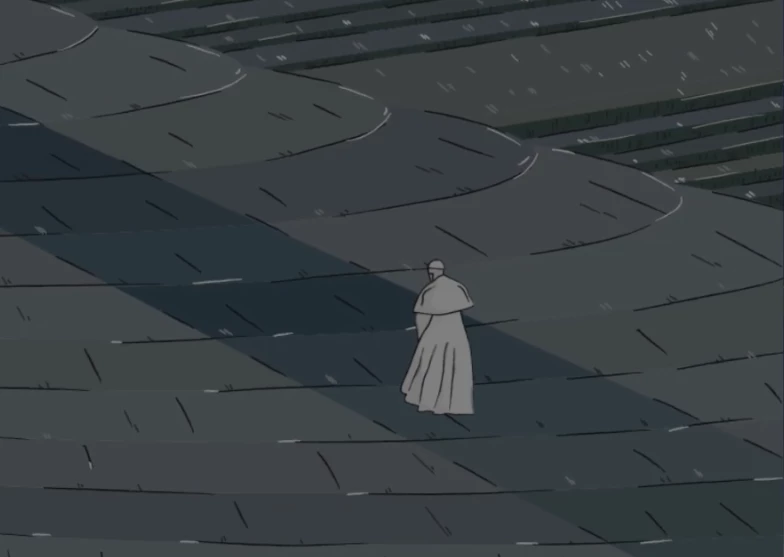 El Papa Francisco, en una imagen de la animación de la web de la misión Spei Satelles.