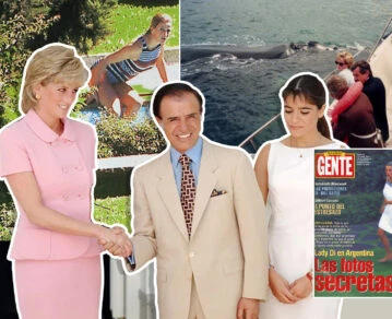 Las fotos secretas de Lady Di en Argentina