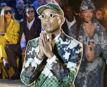 Pharrell Williams debutó al frente de la línea masculina de Louis Vuitton