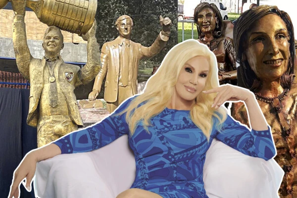 Revista Gente Estatuas de famosos Apertura