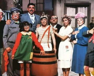 Elenco de El Chavo del 8. Foto archivo.