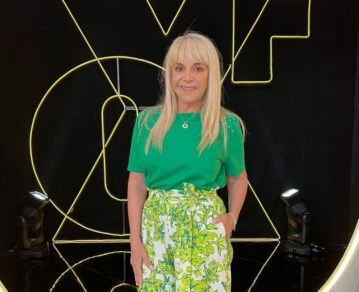 Claudia Villafañe volvió a Nápoles por primera vez luego de la muerte de Diego Maradona. Foto redes sociales.