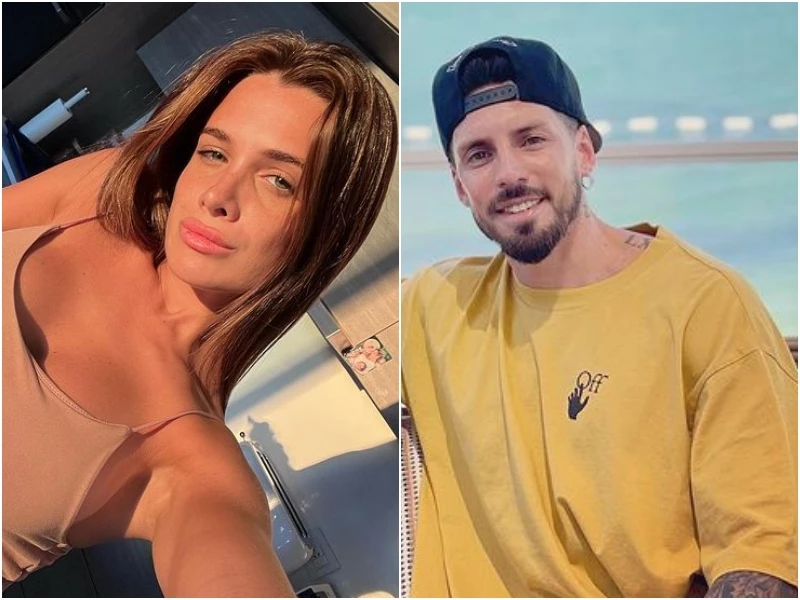 Cami Homs y José Sosa, de novios.