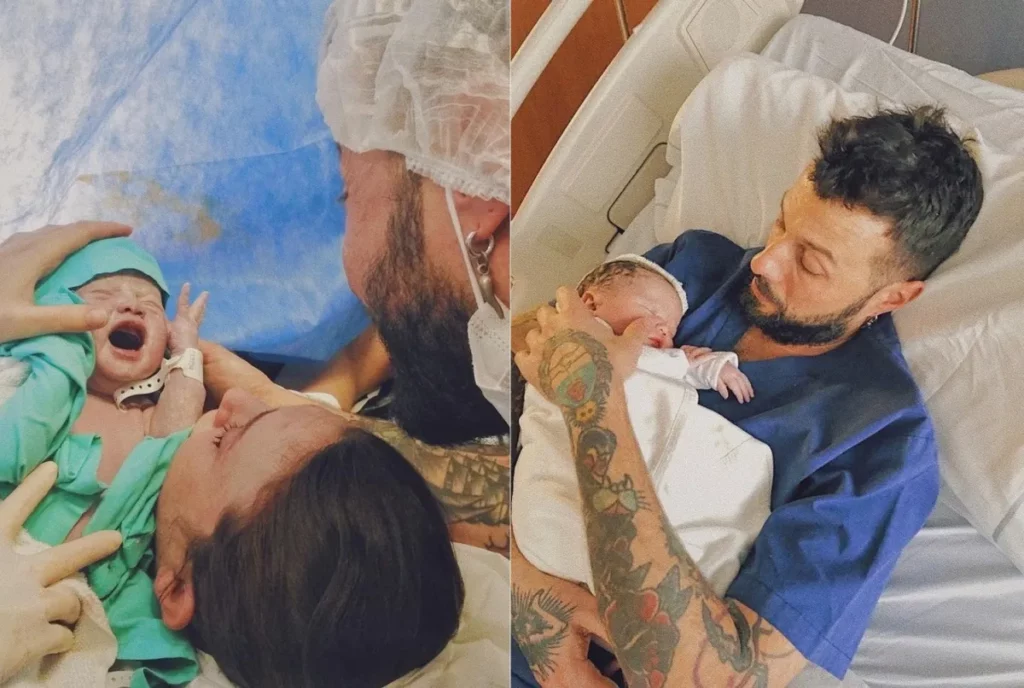 Padre e hijo apenas se conocieron. 