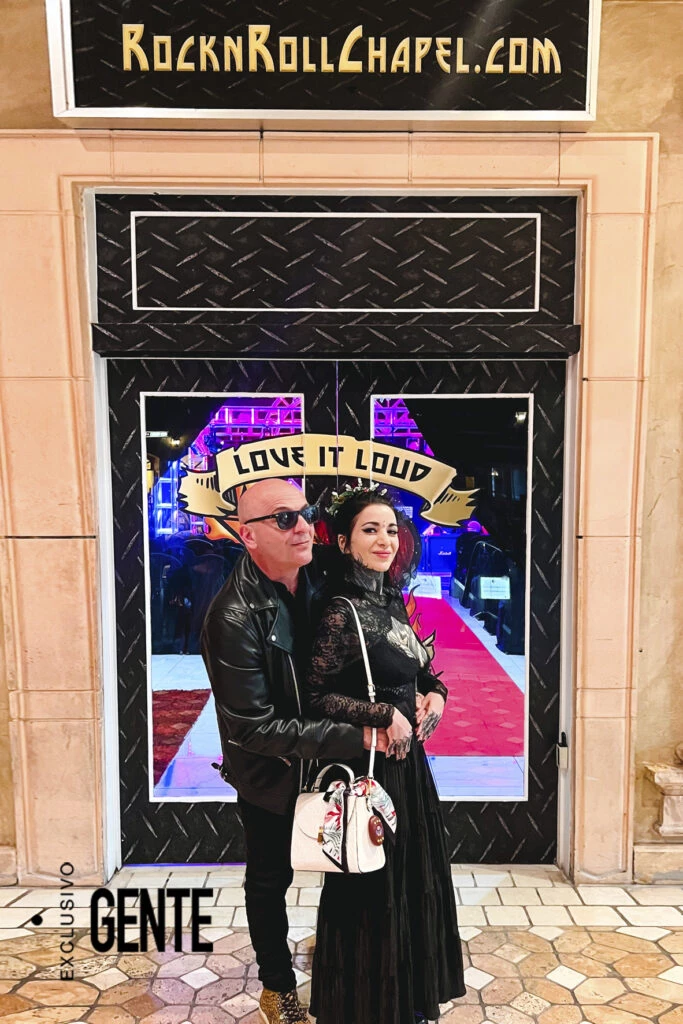 La KISS Rock 'N Roll Wedding Chapel está ubicada en una de las zonas céntricas de Las Vegas.