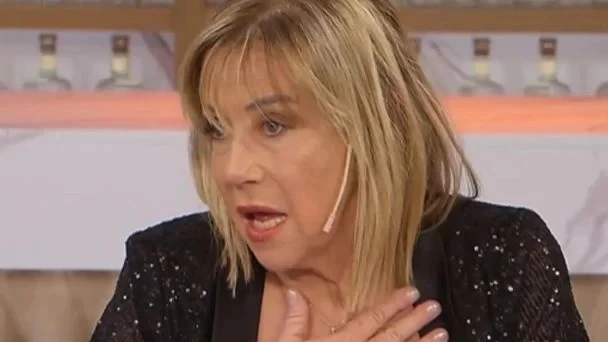 Marcela Tinayre enfurecida. Foto archivo. 